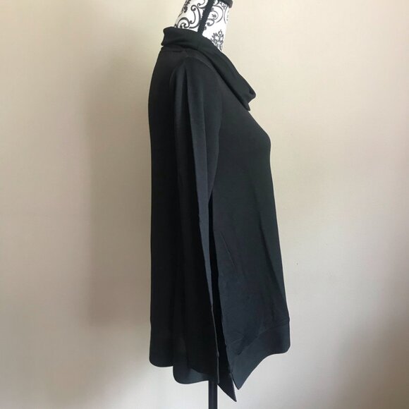 Willow Drive Cowl Neck Swing Top - Size Small - Black - Picture 3 of 7